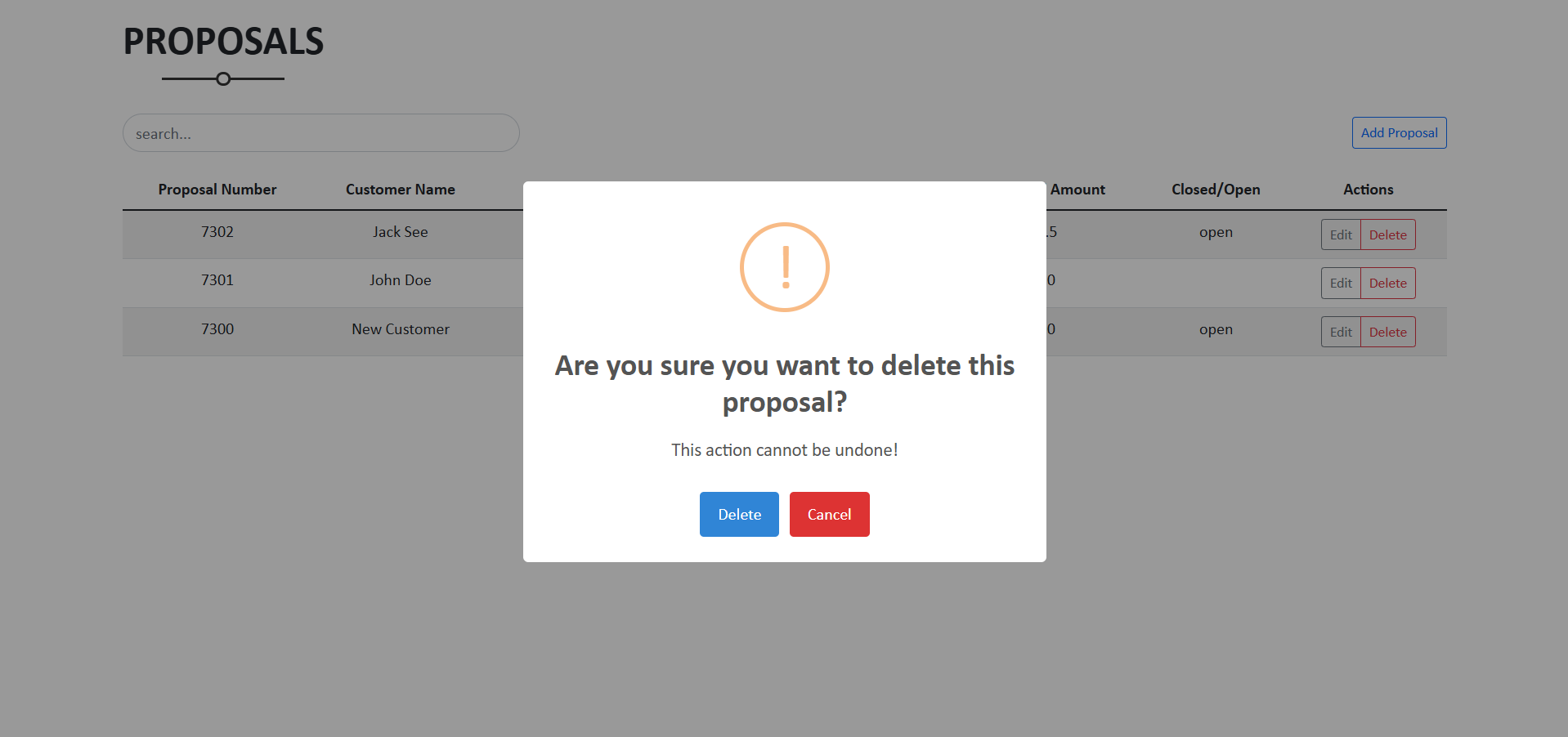 Delete Proposal