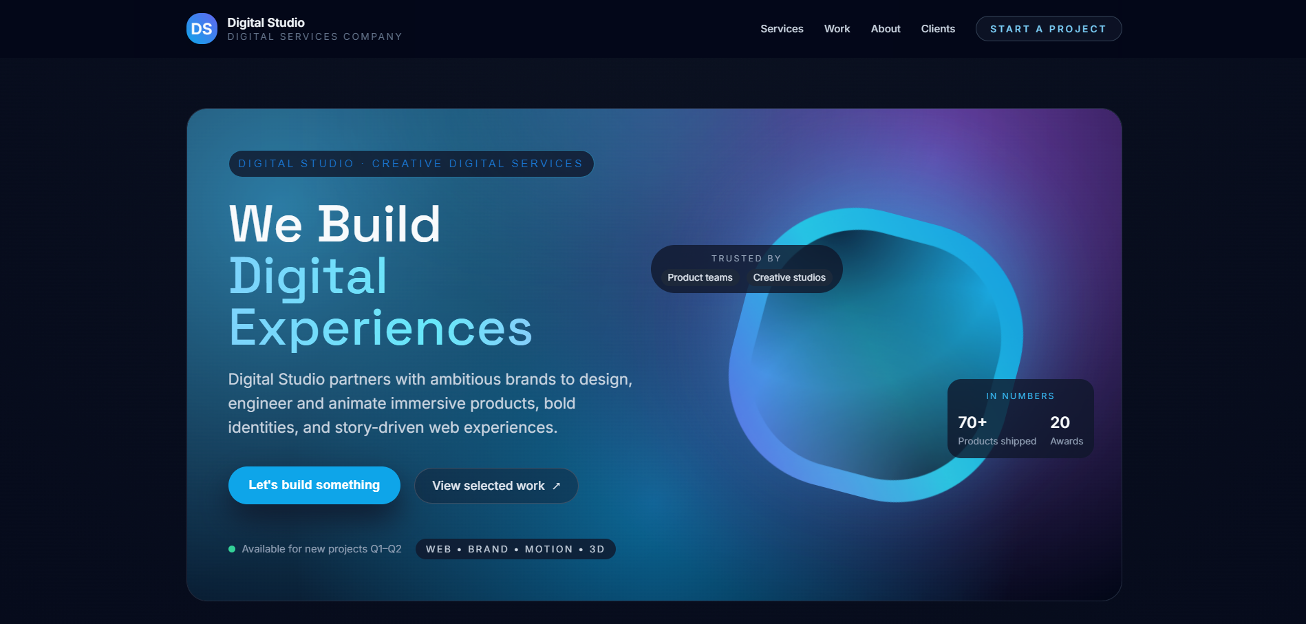 Digital Service Company Project
