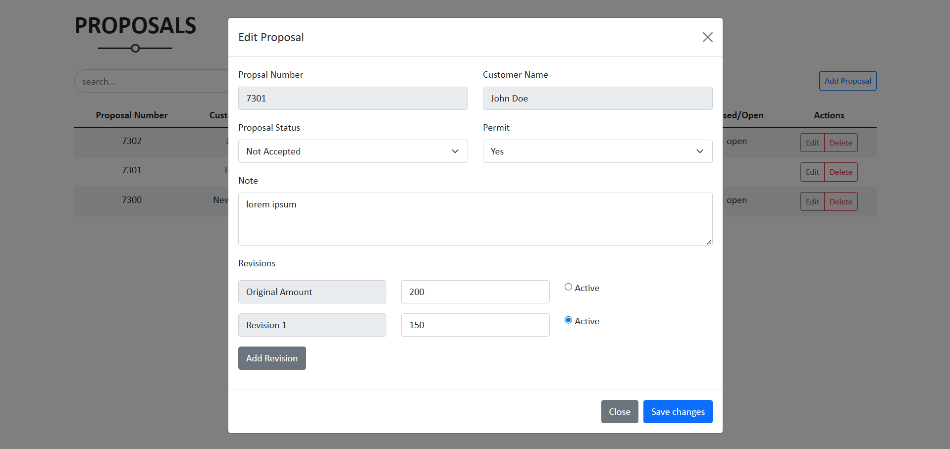 Edit Proposal